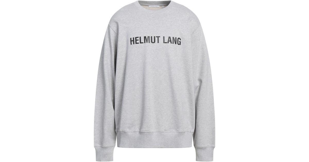 Helmut Lang Sweatshirt in Grey for Men Lyst UK