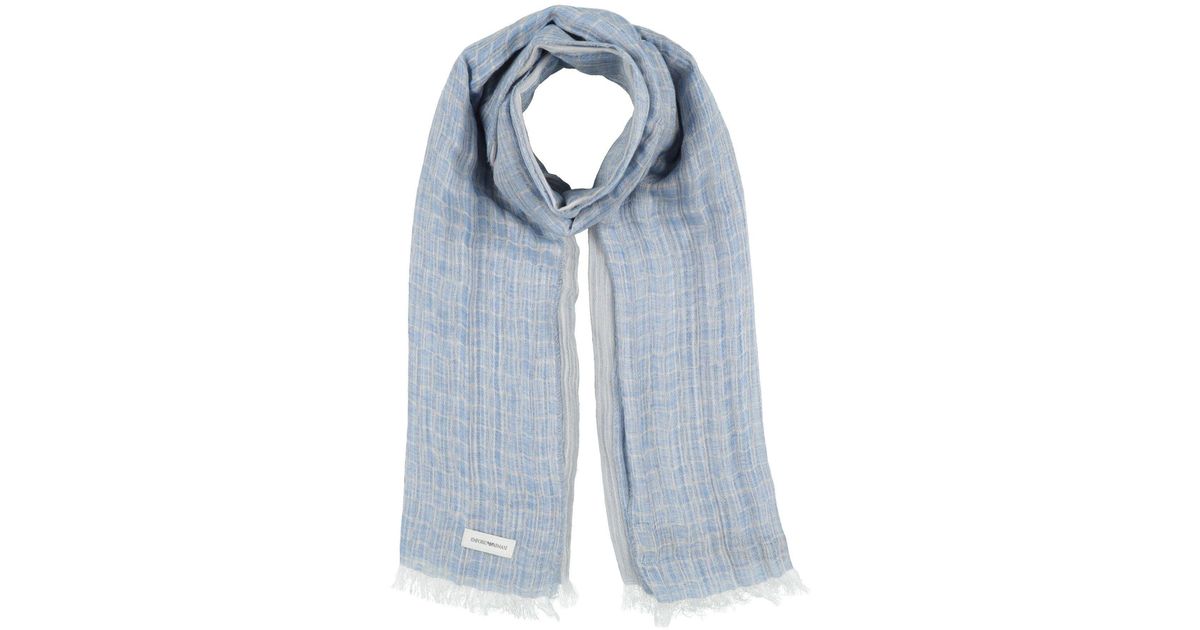 Emporio Armani Emporio Armani Scarfs Blue