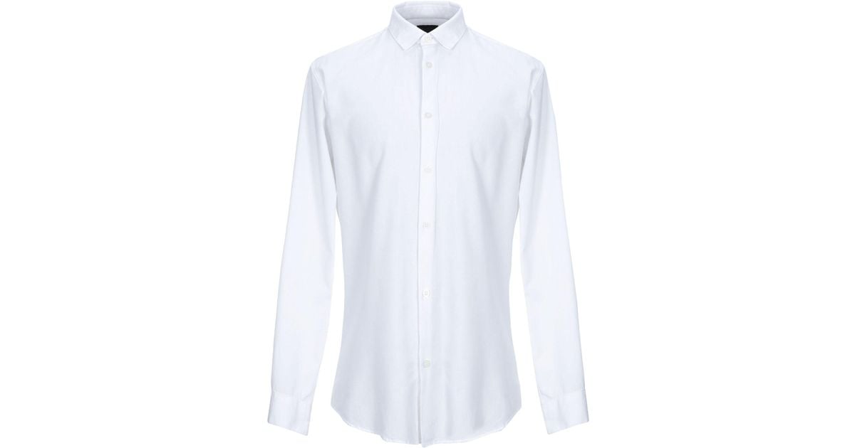 SELECTED Cotton Shirt in White for Men - Lyst