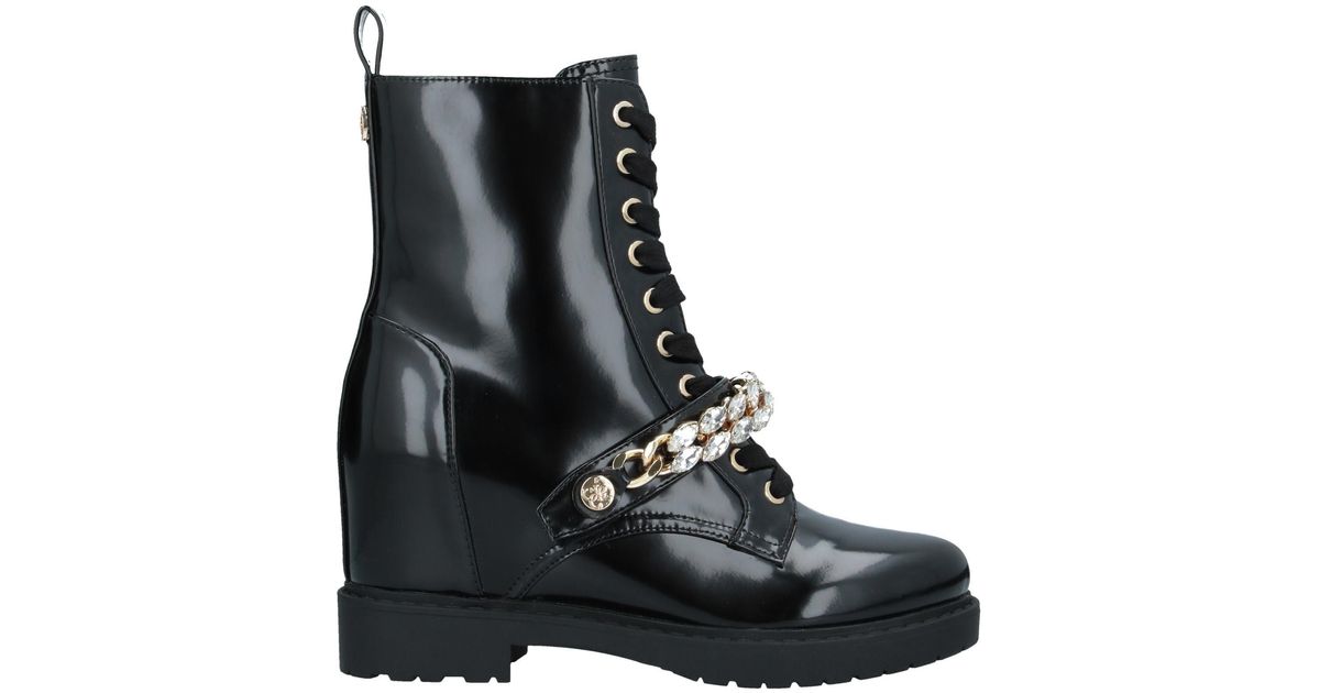 Guess Ankle Boots in Black - Lyst