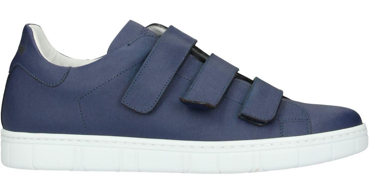 A.Testoni Leather Low-tops & Sneakers in Blue for Men | Lyst UK