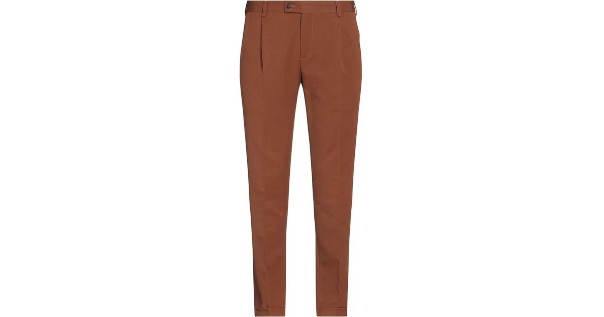Grey Daniele Alessandrini Synthetic Pants in Brown for Men | Lyst