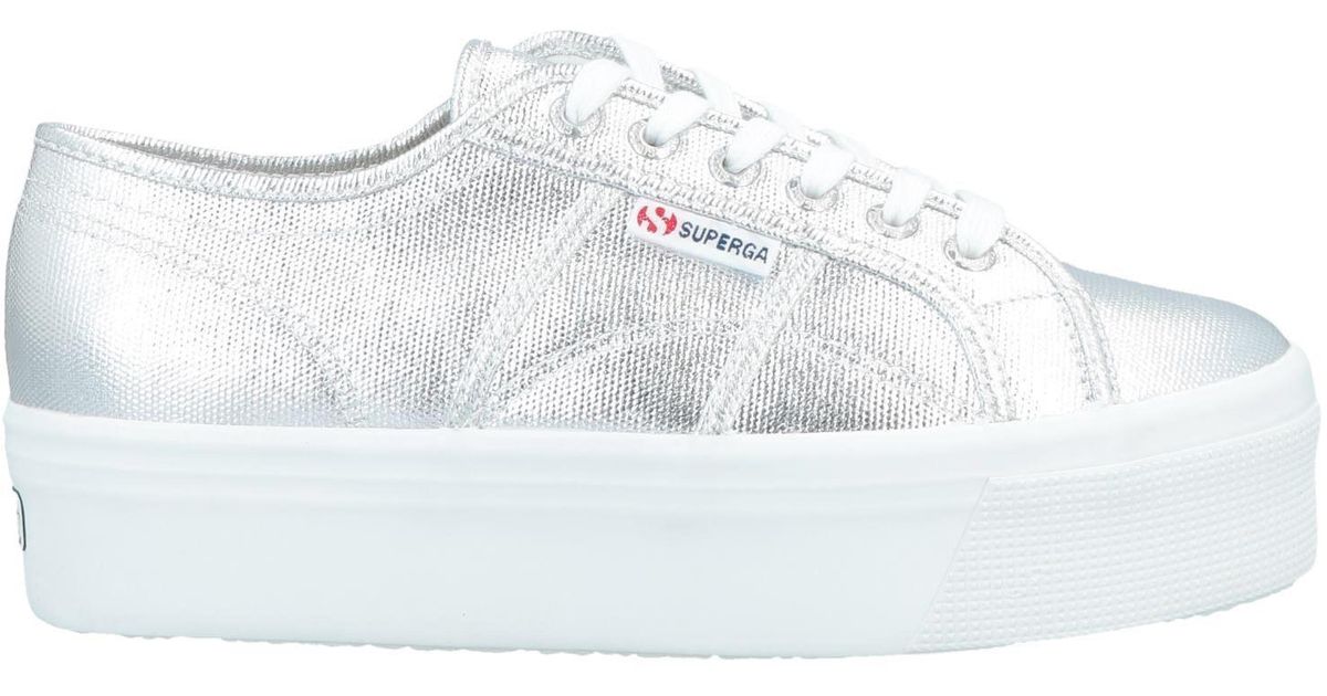 superga metallic trainers