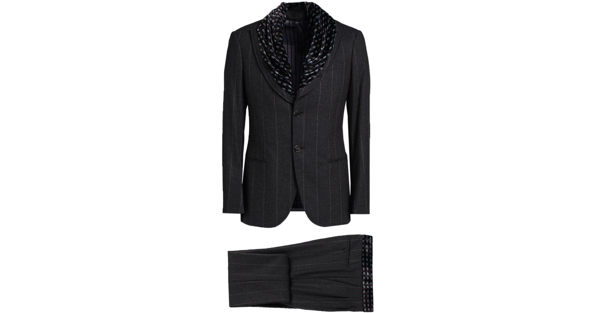 Giorgio Armani Suit in Black for Men | Lyst