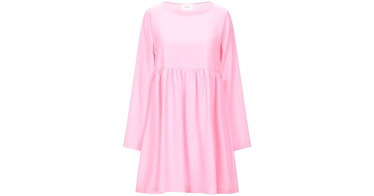 ViCOLO Short Dress in Pink - Lyst