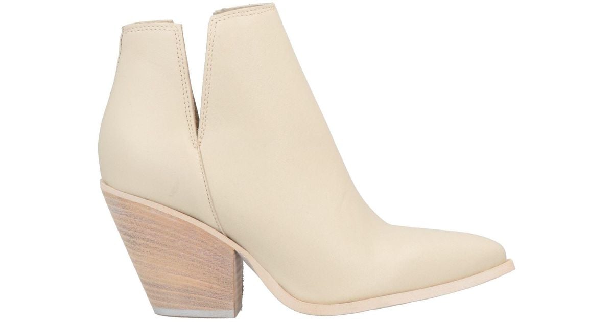 Divine Follie Ankle Boots in Natural | Lyst