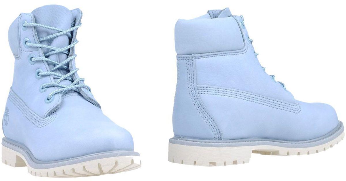 sky blue timberland boots