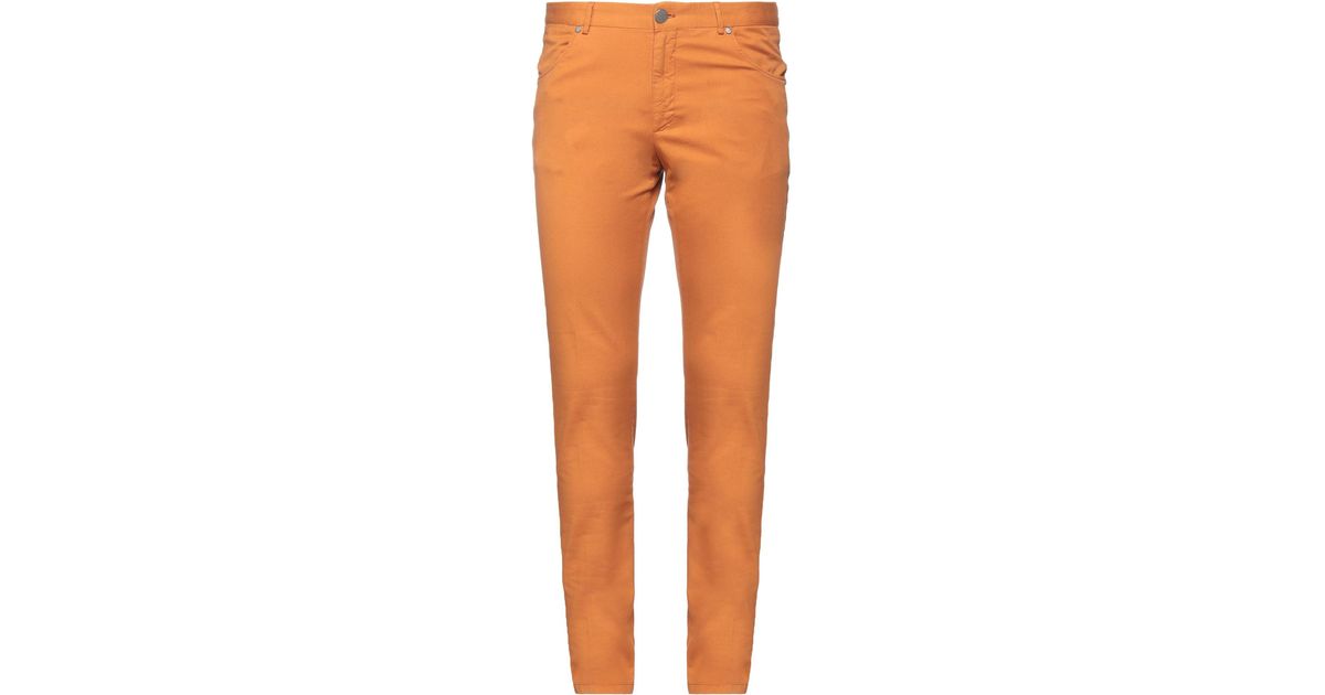 Alviero Martini 1A Classe Pants in Orange for Men | Lyst