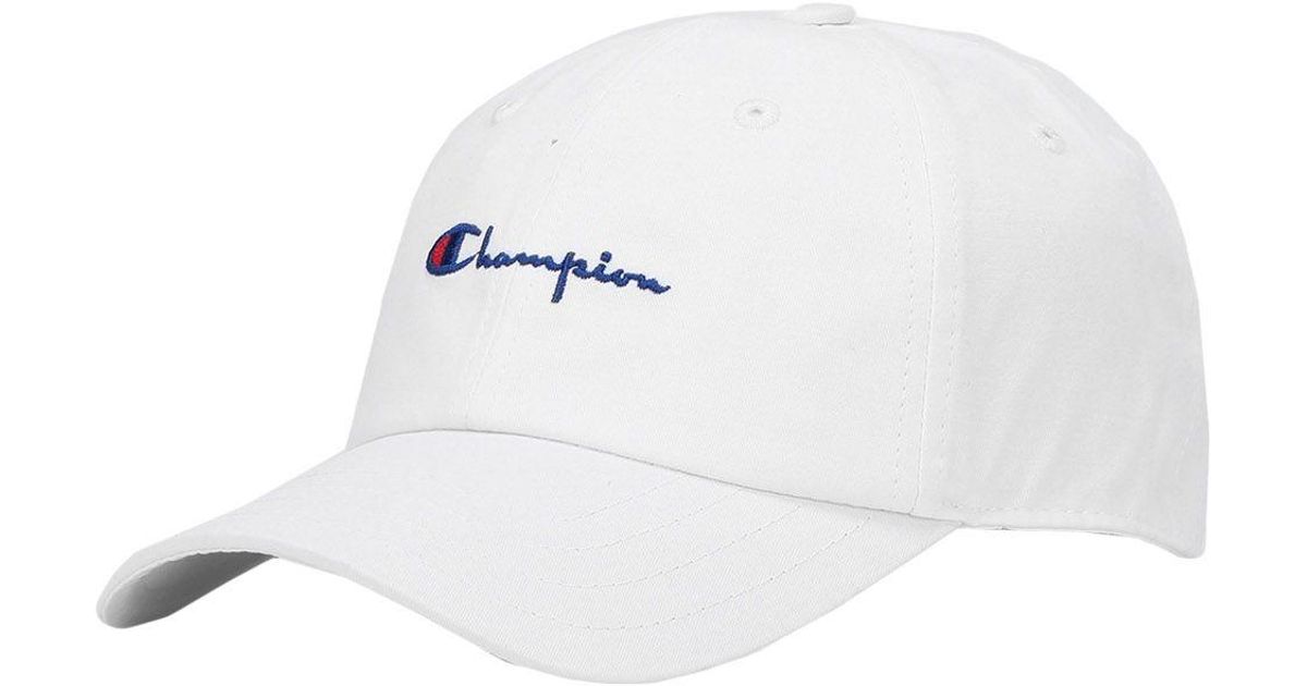 Champion Hat in White for Men - Lyst
