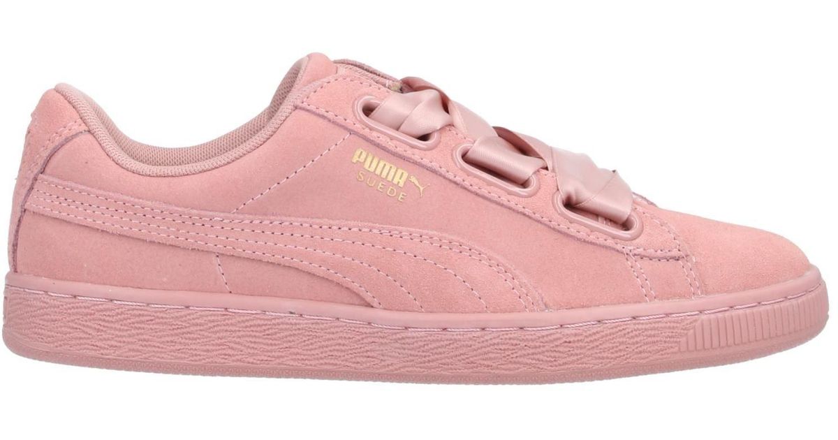 PUMA Suede Low-tops & Sneakers in Pastel Pink (Pink) - Lyst