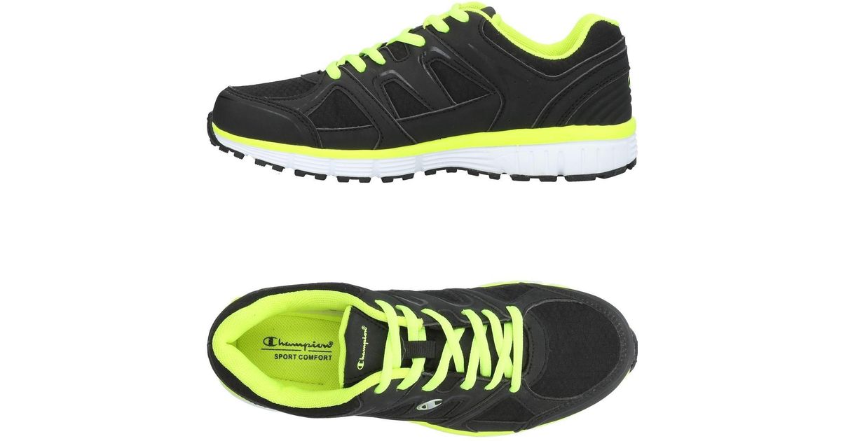 Champion Leather Lowtops &amp; Sneakers in Black Lyst