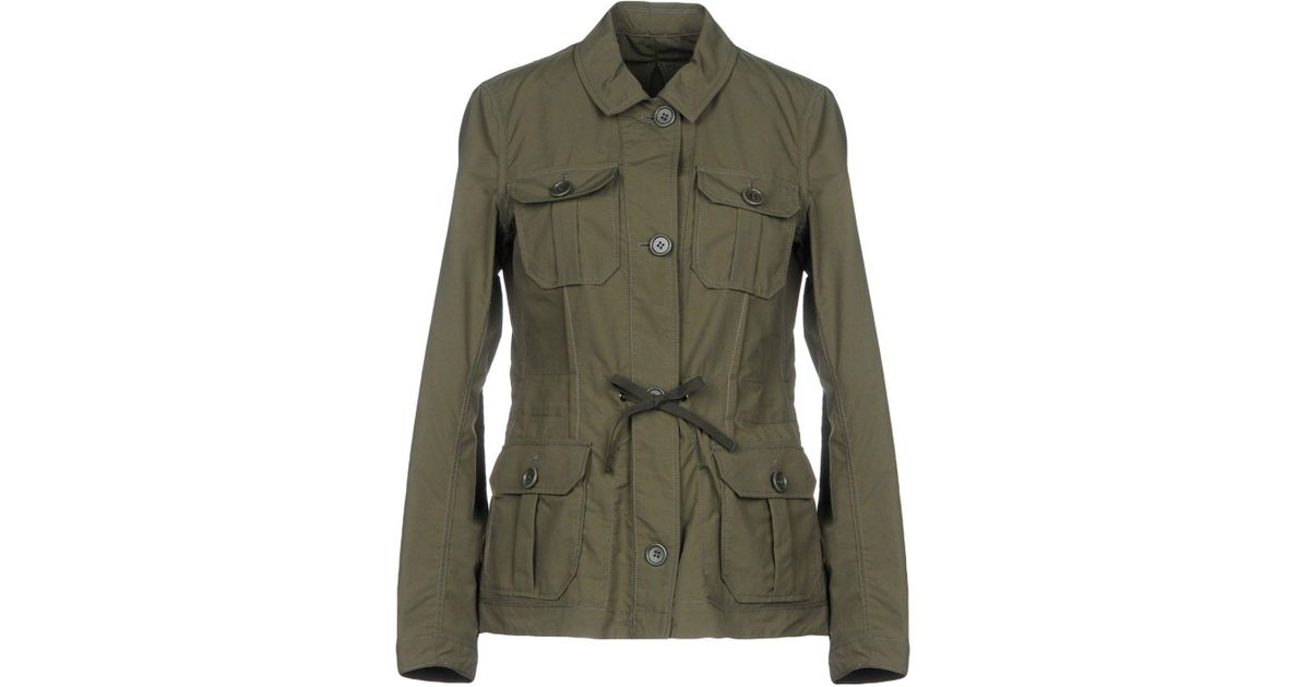 Aspesi Synthetic Jacket in Military Green (Green) - Lyst