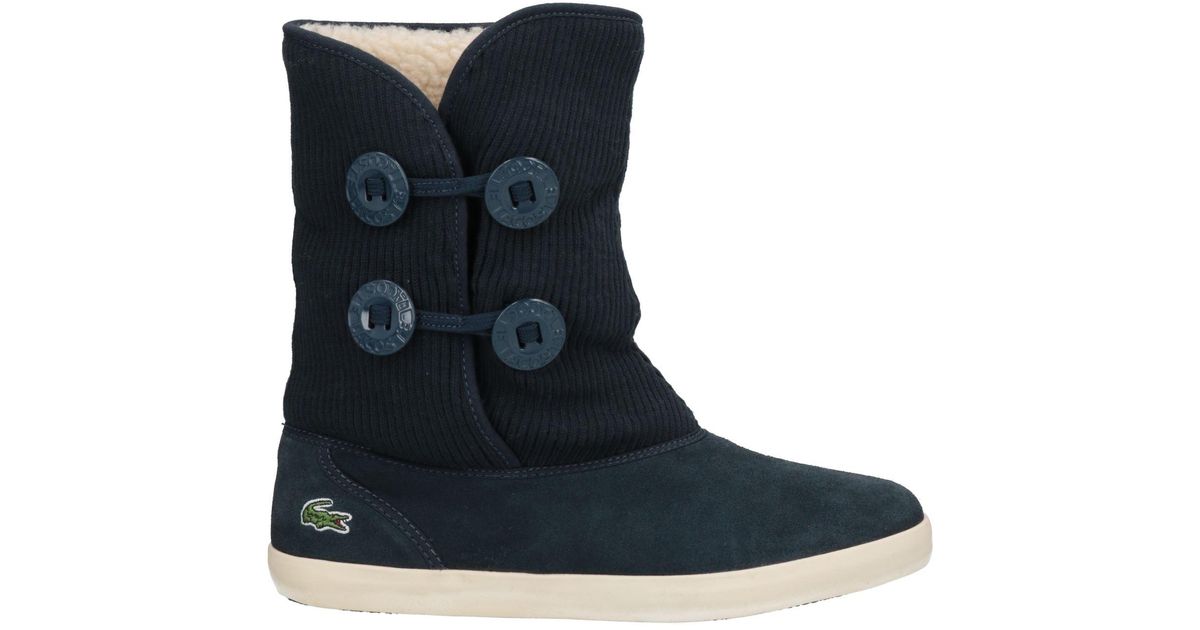 Lacoste Ankle Boots Blue |