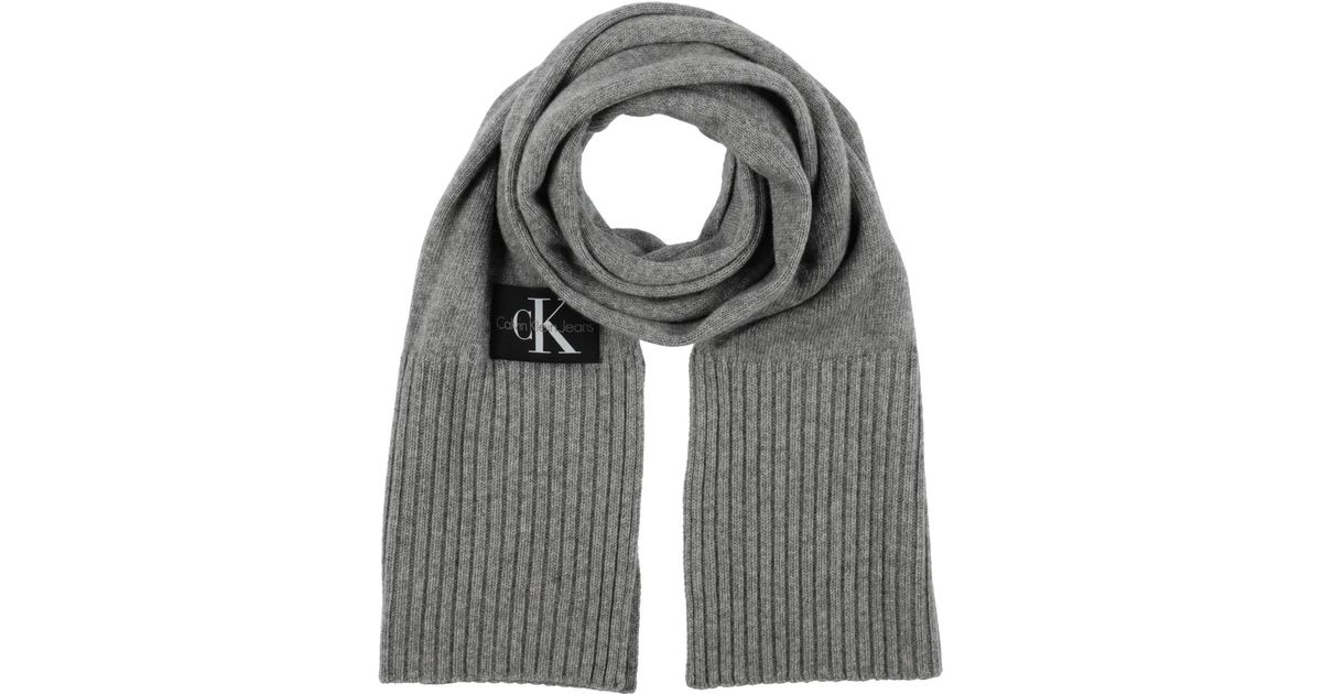 Calvin Klein Scarf in Gray Lyst