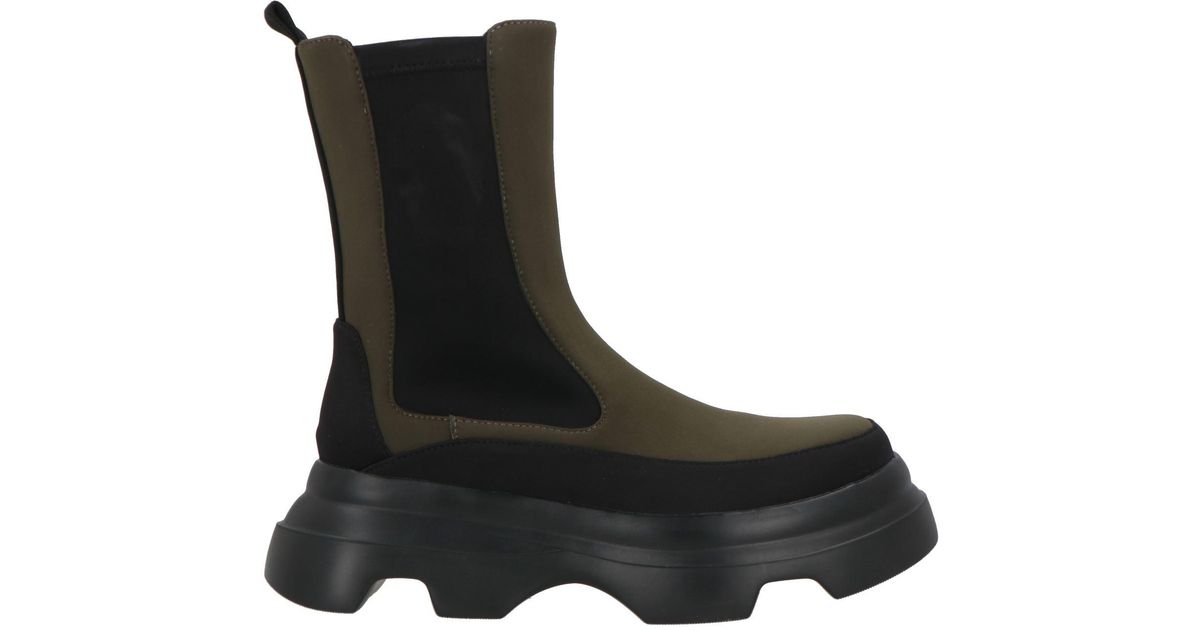 Jannot Designs Jeannot Ankle Boots Textile Fibers in Black | Lyst