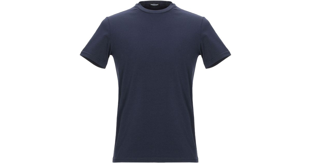 DSquared² Cotton Undershirt in Dark Blue (Blue) for Men Lyst