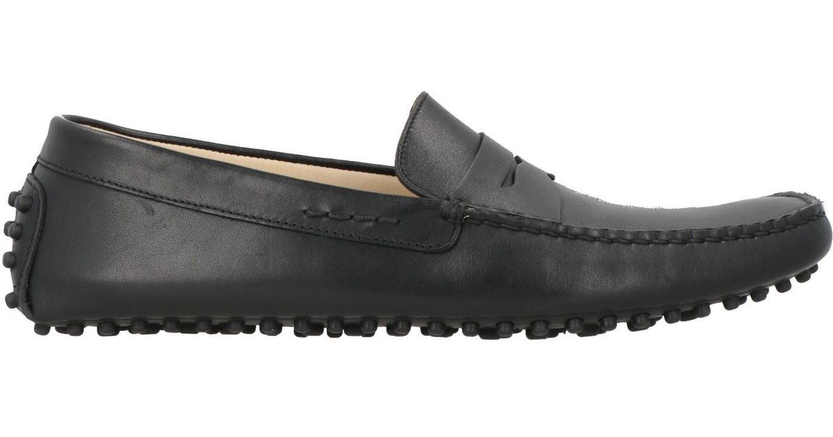 Triver Flight Loafers Calfskin in Gray for Men | Lyst