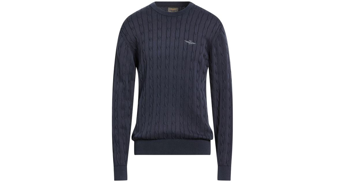 Aeronautica Militare Midnight Sweater Cotton in Blue for Men | Lyst UK