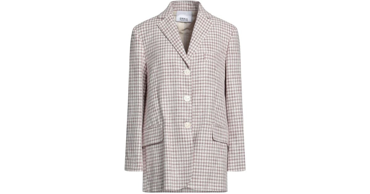 Erika Cavallini Semi Couture Suit Jacket in Gray | Lyst