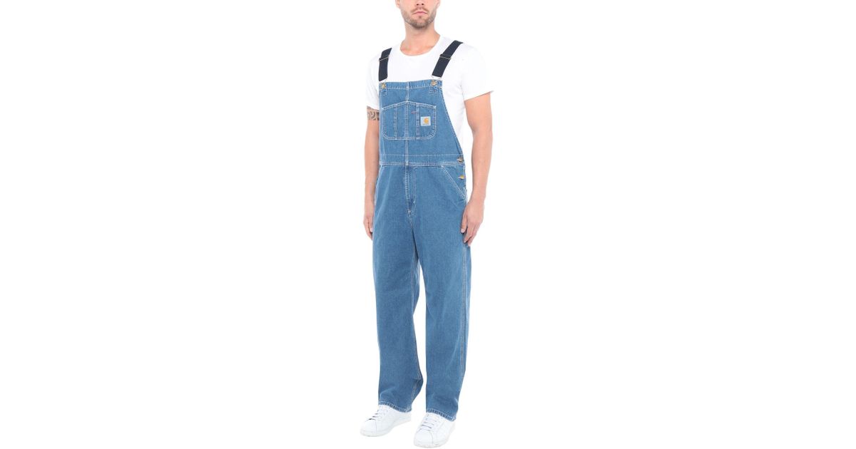 Carhartt Denim Overalls in Blue for Men Lyst