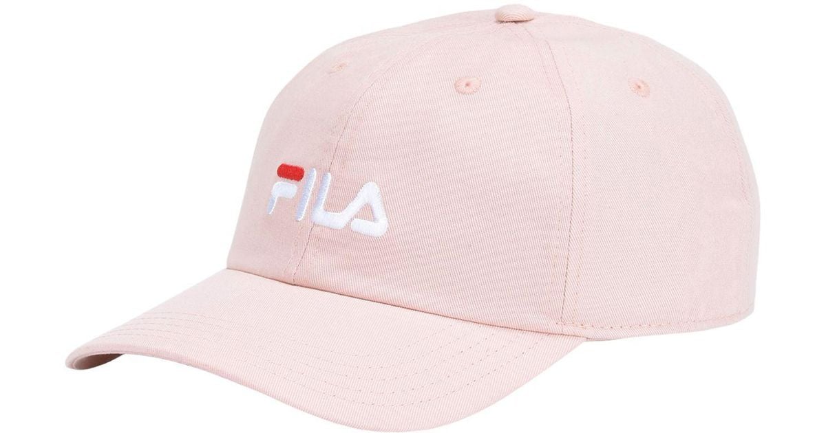 pink fila hat