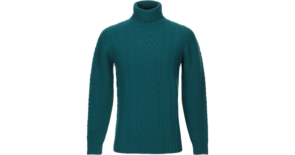 emerald green turtleneck
