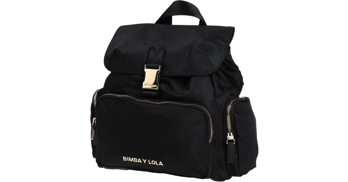 Bimba Y Lola Synthetic Rucksack in Black | Lyst