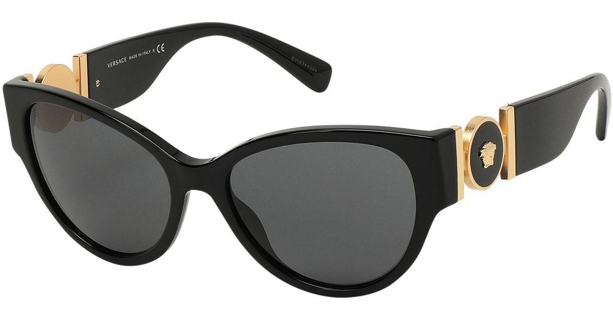 Versace Sunglasses in Black - Lyst