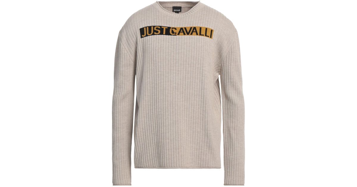 Just Cavalli Sweater in White for Men