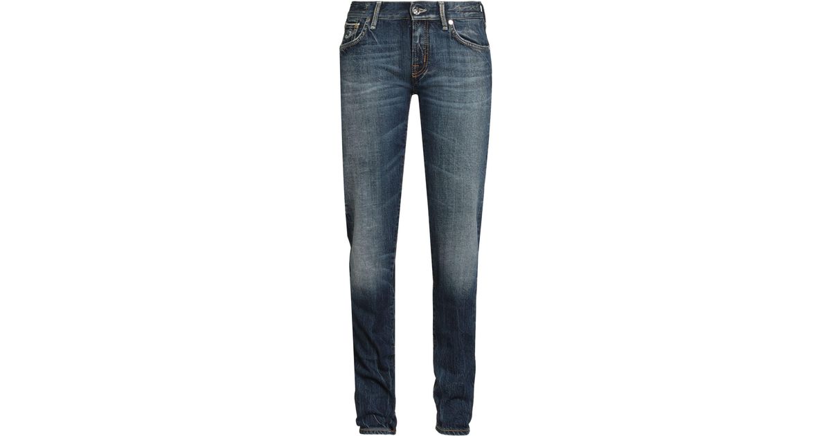 Jacob Cohen Blue Cotton Pants