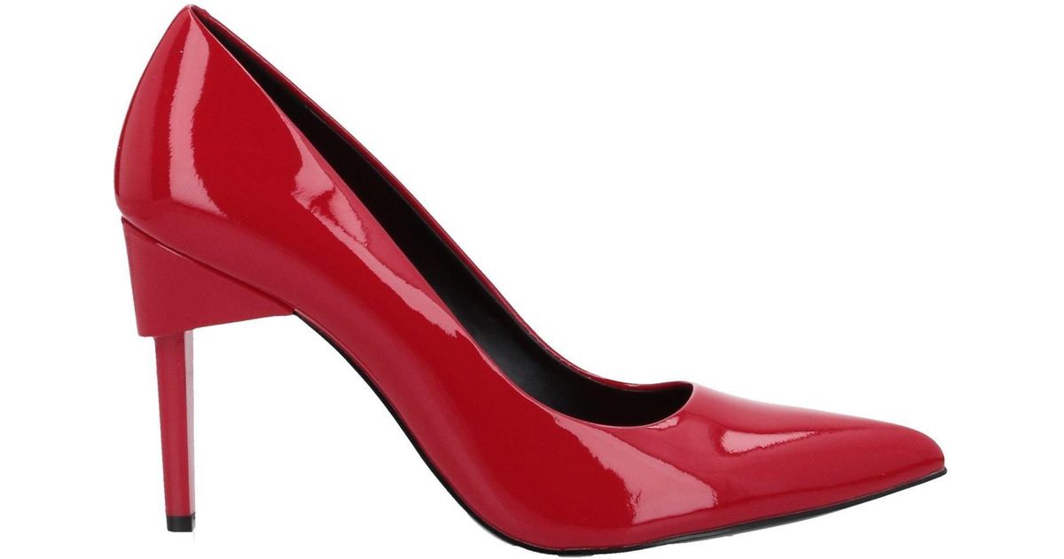 calvin klein red heels