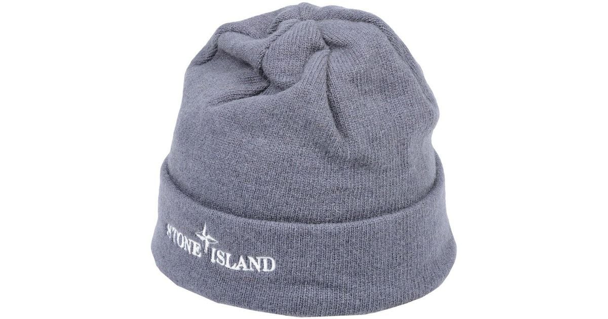 stone island fleece hat