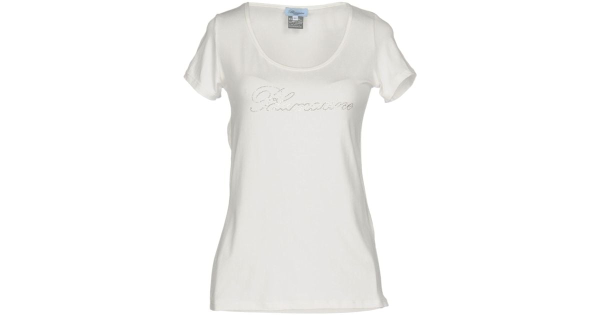 Blumarine Synthetic Undershirt in Ivory (White) Lyst