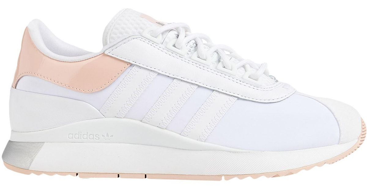 adidas Originals Leather Sneakers in White Lyst