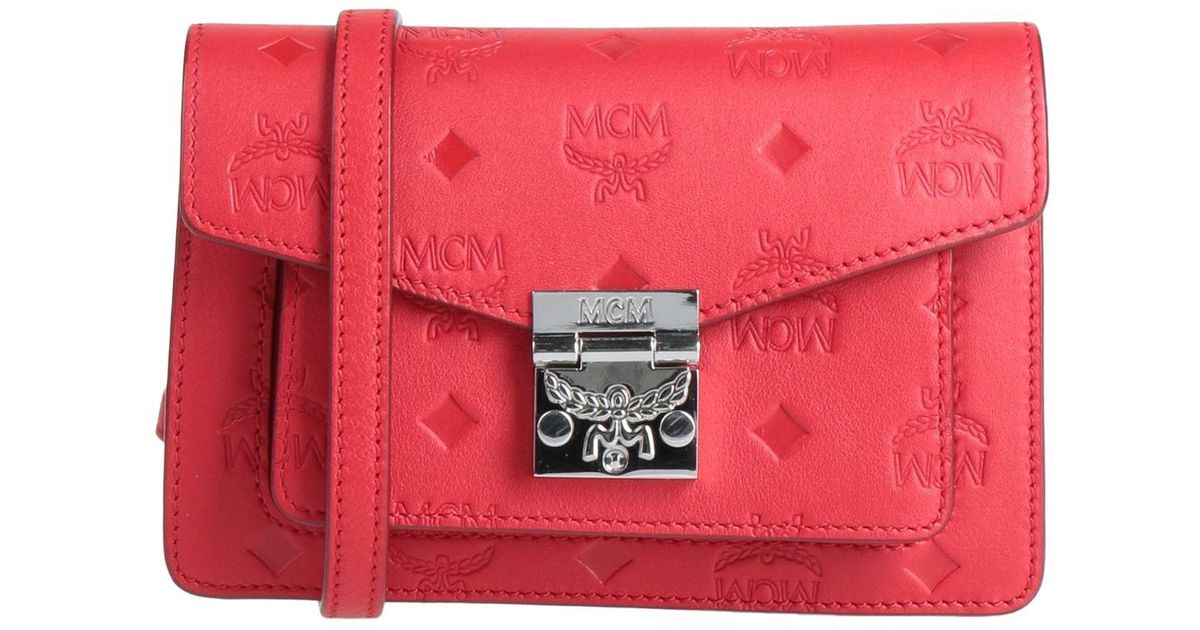 MCM Crossbody Bag in Red Lyst
