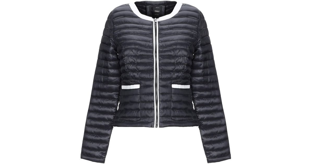 ONLY Synthetic Down Jacket in Black Lyst