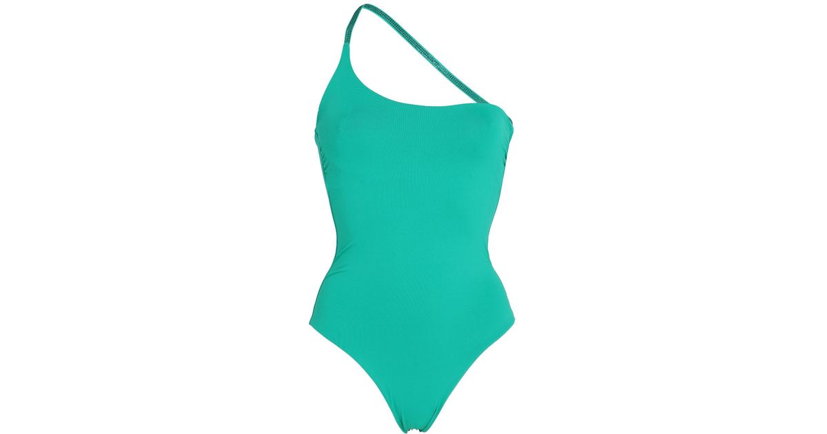 Fisico One-piece Swimsuit in Green | Lyst