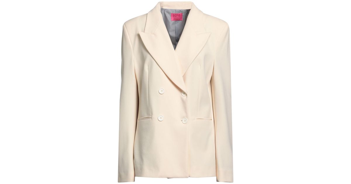 ..,merci Suit Jacket in Natural | Lyst