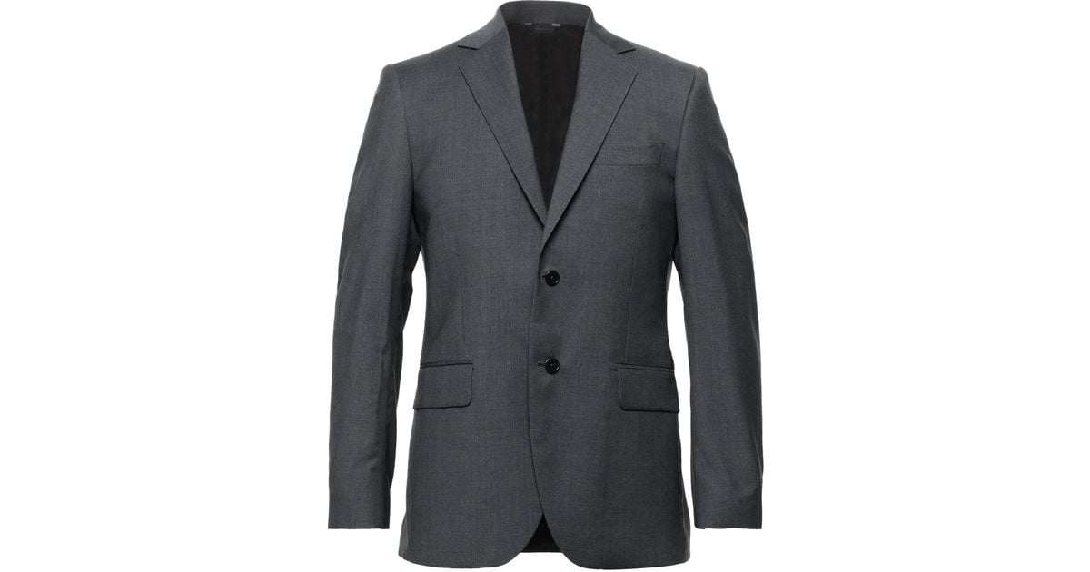 Tombolini Suit Jacket in Grey (Gray) for Men | Lyst
