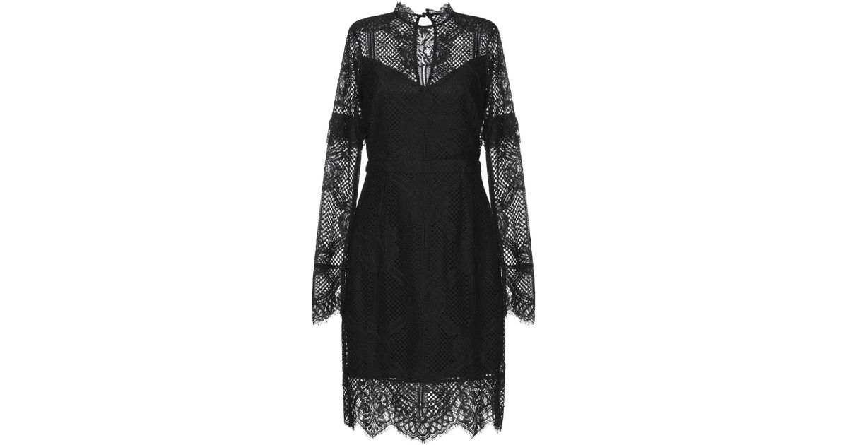 Marciano Lace Short Dress in Black - Lyst