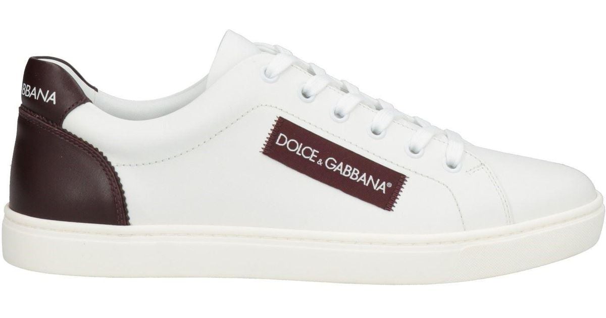 dolce and gabbana white sneakers