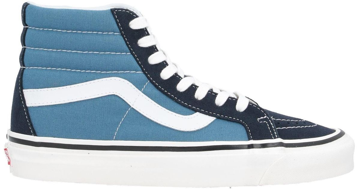 dark blue high top vans