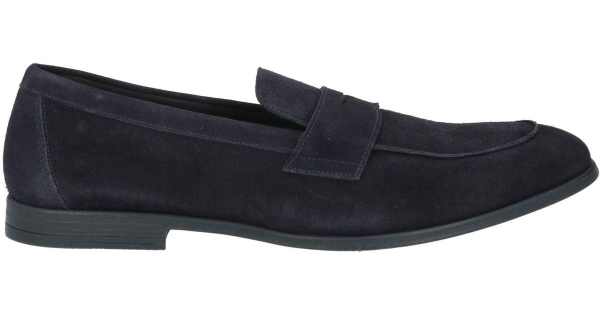 Doucal's Men's Leather Loafers Black