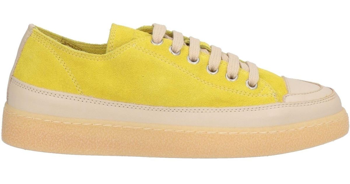 Butler Patga PATGOA Sneakers Leather in Yellow | Lyst