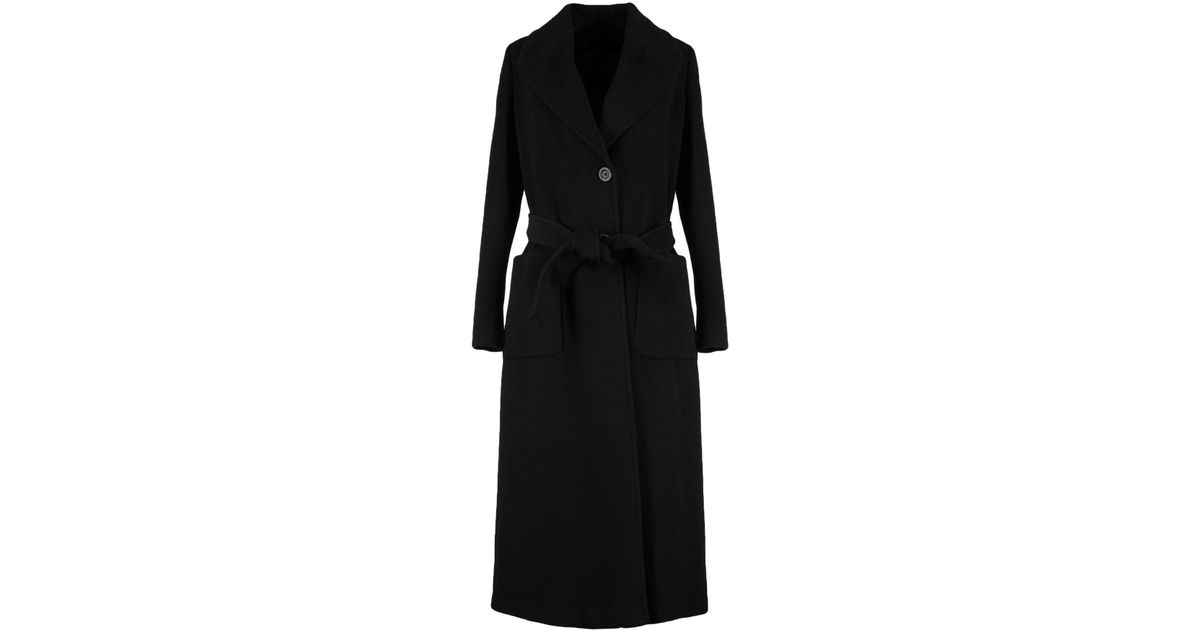 Caractere Synthetic Coat in Black - Lyst