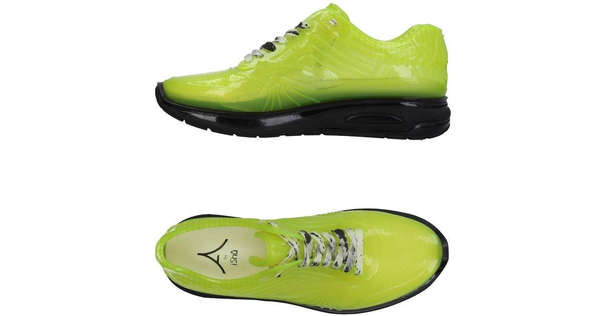 AIRDP by ISHU+ Leather Low-tops & Sneakers in Light Green (Green) for ...