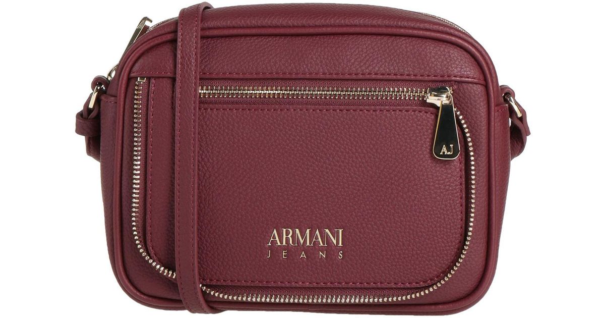 Armani Jeans Cross-body Bag in Red | Lyst