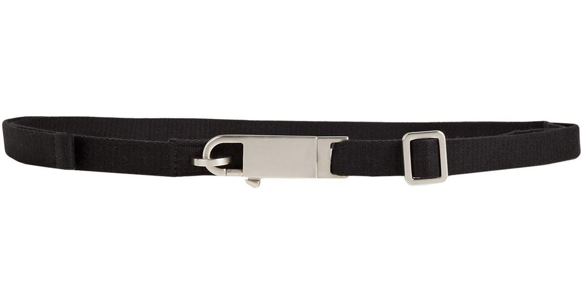 rick owens belt
