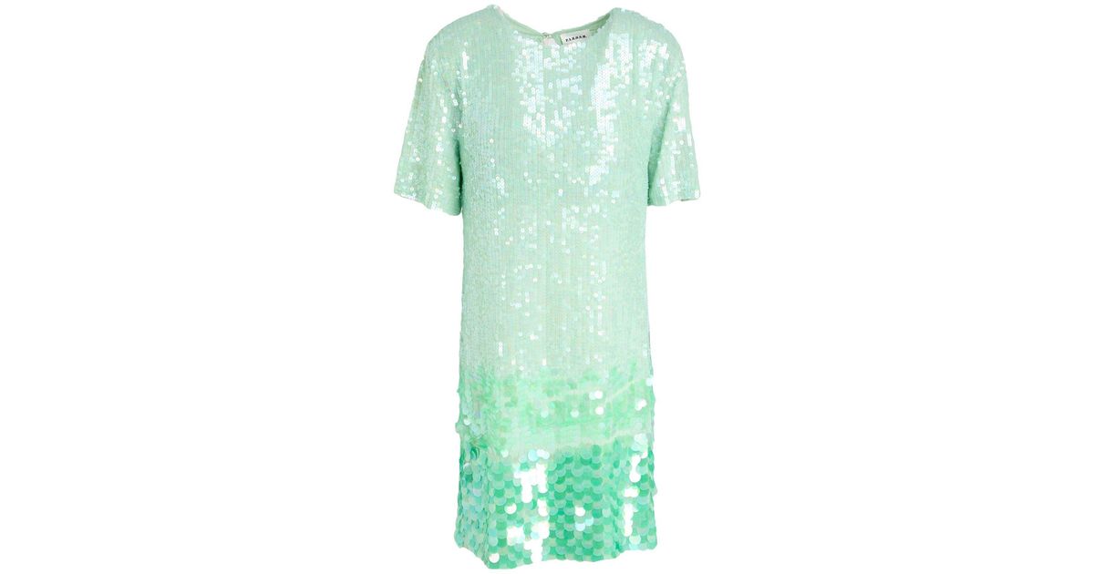 green parosh dress P.A.R.O.S.H. Mini Polyamide, Elastane, Pvc in AGSU