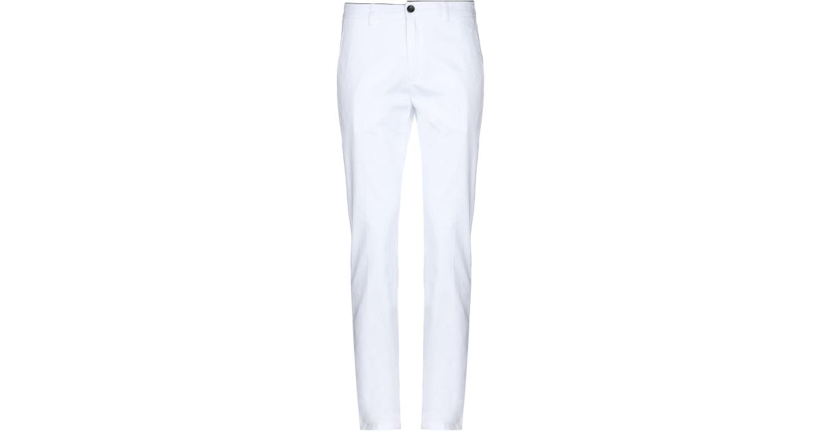 Department 5 Casual Trouser in White for Men - Lyst